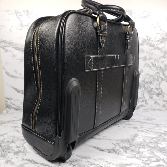 Clark and Mayfield Leather Hawthorn Travel Attache Laptop File - Picture 4 of 13